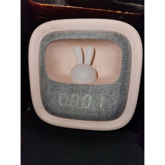 Billy Alarm Clock and Night Light, Pink and Grey - Picture 3 of 6